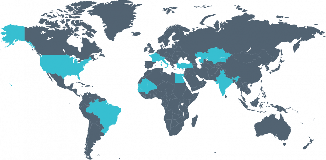 ciments Vicat à l'international